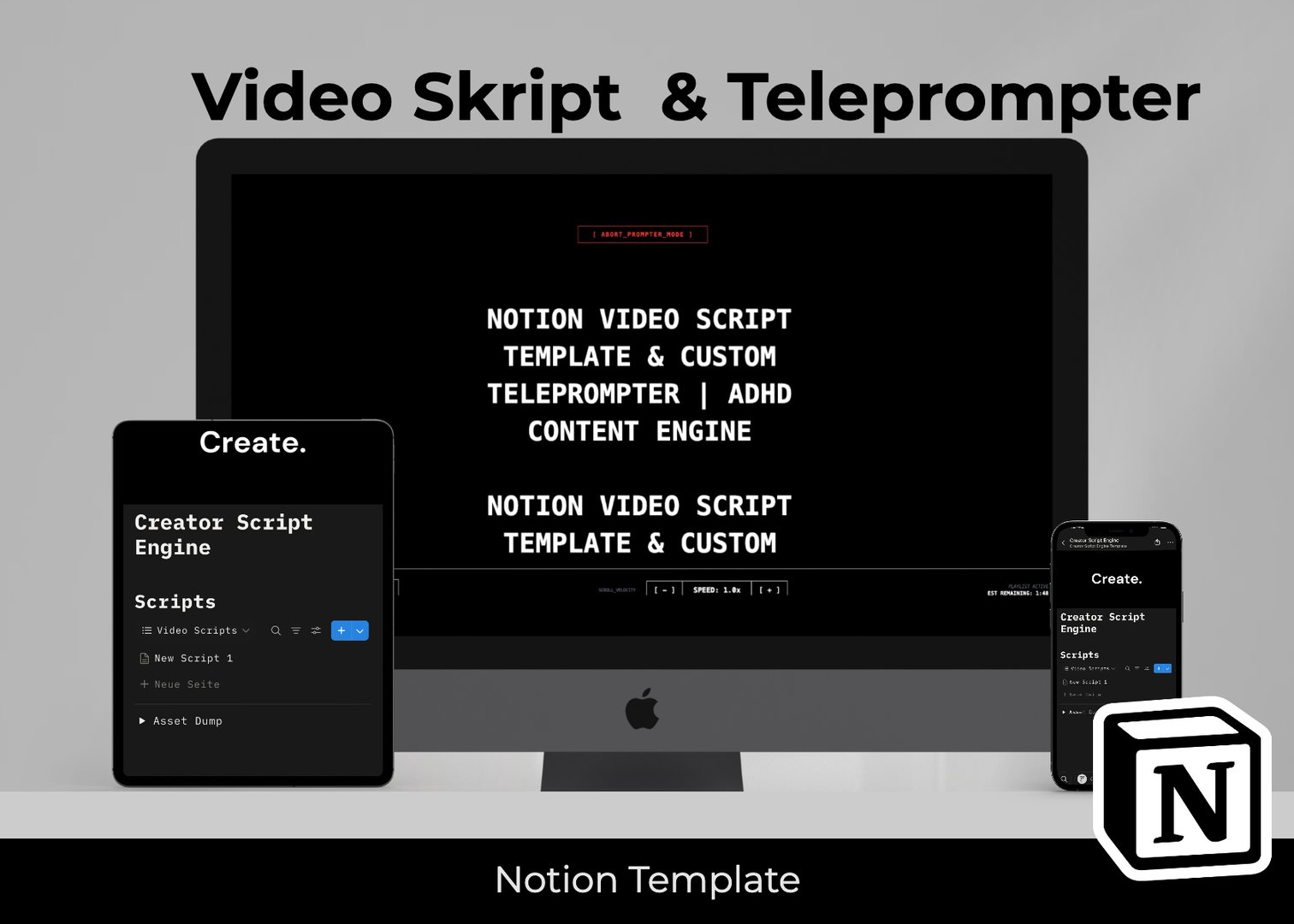 Notion Scripting AlienProduction | ADHD Productivity Tools & Systems